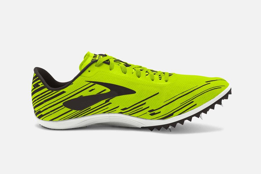 Tenis Corrida Brooks Mach 18 Masculino Brasil - Verdes/Pretas 1530628-EV